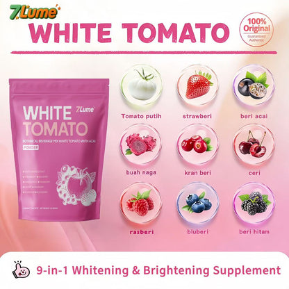 7LUME White Tomato 5600mg supplement cerahkan kulit, pcos UTI supplement