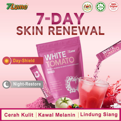 7LUME White Tomato 5600mg supplement cerahkan kulit, pcos UTI supplement