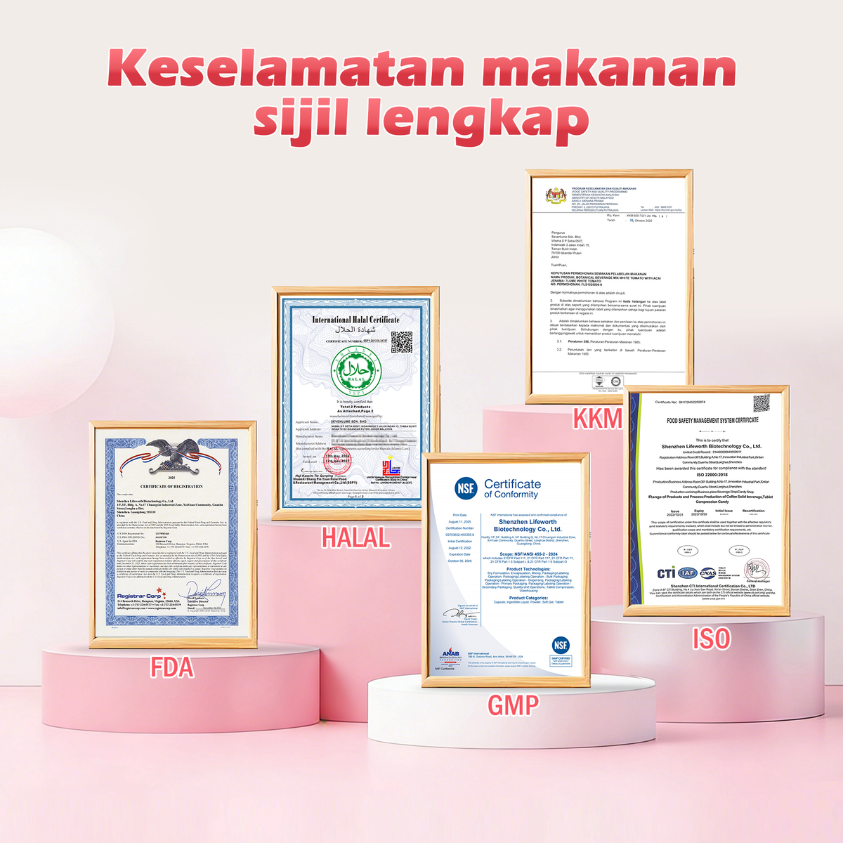 7LUME White Tomato 5600mg supplement cerahkan kulit, pcos UTI supplement