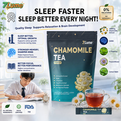 7Lume Chamomile Drink – melatonin-free sleep support for children and students